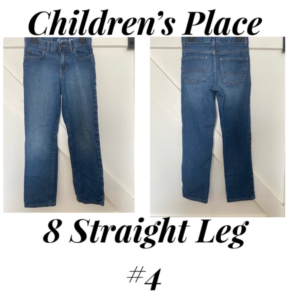 Straight leg jeans